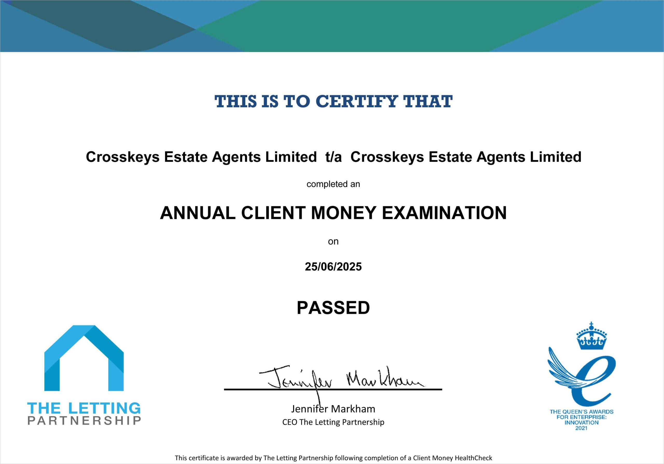 Cross Keys Estate Agents Blog Header